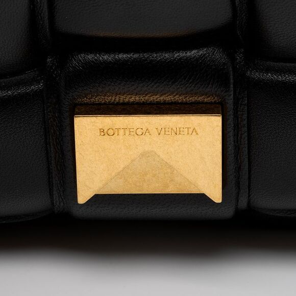 Bottega Veneta Lambskin Cassette Chain Maxi Shoulder Bag - Picture 12 of 16
